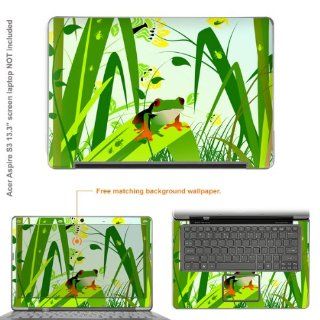 Decal Skin Sticker for Acer Aspire S3 with 13.3" screen case cover Aspire_S3 153 Computers & Accessories