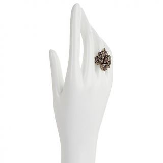 Heidi Daus "Exotic Orchid" Crystal Accented Ring