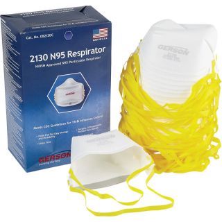 Gerson NIOSH Approved N95 Particulate Respirator — 20-Pk.  Masks   Respirators