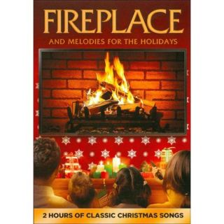 Fireplace and Melodies for the Holidays