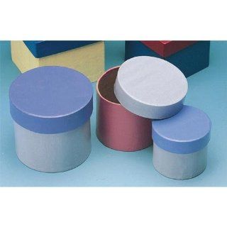 Paper Mache Nested Boxes   Round