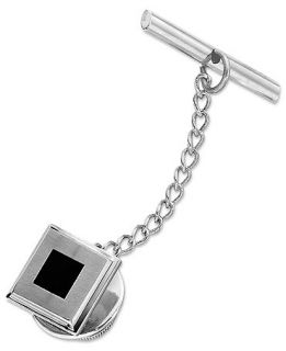 Stainless Steel Tie Tac, Black Enamel Tie Tac   Jewelry & Watches