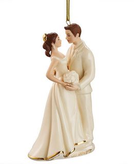 Lenox Christmas Ornament, 2013 Always and Forever Bride and Groom   Holiday Lane