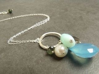 sterling silver chalcedony necklace by catherine marche jewellery