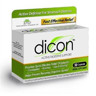 Dicon   Active Digestive Support   30 Capsules CLEARANCE PRICED Health & Personal Care
