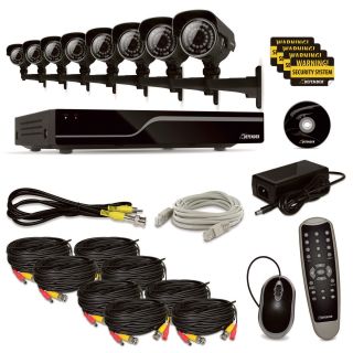 Sentinel DVR Surveillance System — 16-Channel DVR with 8 High-Resolution Security Cameras, Model# 21050  Security Systems   Cameras