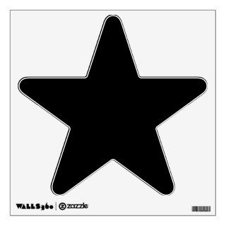 Make Your Own Custom Rounded Star Shape Wall Decal