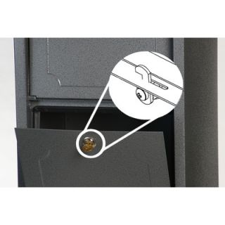 dVault Vault Junior Mailbox with Side Mount Vault