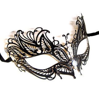 filigree venetian masquerade butterfly mask by hannah makes things