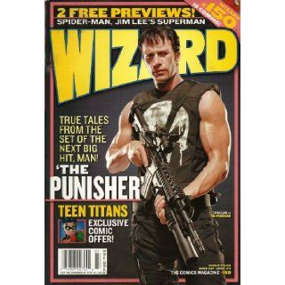 Wizard Magazine #149 3/04Spiderman PreviewJim Lee's SupermanPunisher movieTeen TitansCover 1 of 3 Thomas Jane cover Books