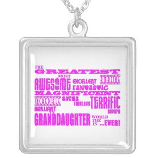 Gifts for Granddaughters  Greatest Granddaughter Jewelry