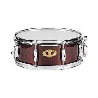 Pearl Vision VMX Maple Snare (14X5.5 Red Sparkle Lacquer) Musical Instruments