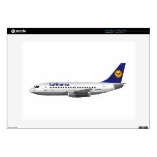 Boeing 737 200  Lufthansa 15" Laptop Decals