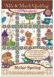 Anita Goodesign   Mylar Spring ~ Mix and Match Quilting ~ Embroidery Designs