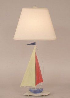 Coast Lamp 12 B25E Iron Sailboat Lamp   Cottage/Primary Accent   Table Lamps