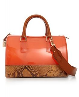 Furla Candy Two Tone Snake Bauletto Bag   Handbags & Accessories