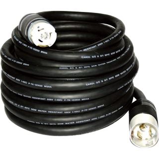 CEP All-Weather Power Cord — 50-Ft., 50 Amps, 240 Volts, Model# 6450M  Generator Cordsets   Plugs
