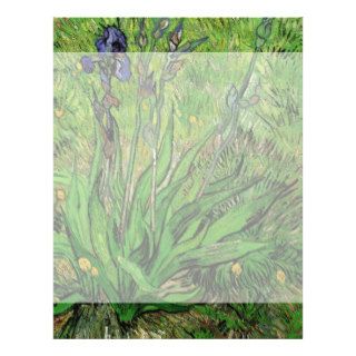 Iris Vincent van Gogh, Vintage Garden Flower Full Color Flyer