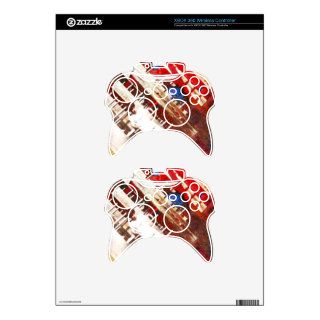 Artsy Abstract Xbox 360 Wireless Controller Decals Xbox 360 Controller Skins