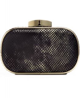 INC Rachel Leather Minaudiere   Handbags & Accessories