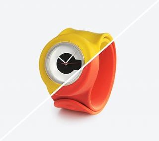 classic silicone snap strap watch by clicloc
