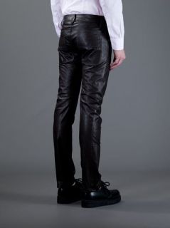 Diesel Black Gold 'leralux' Leather Trouser
