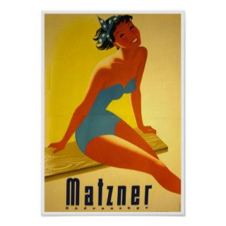 Matzner Bedanzuge ~ Vintage German Advertising Posters