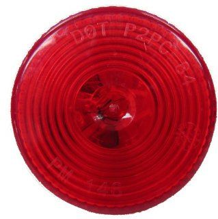 Peterson Manufacturing 146R Red 2" Round Clearance/Side Marker Light Automotive