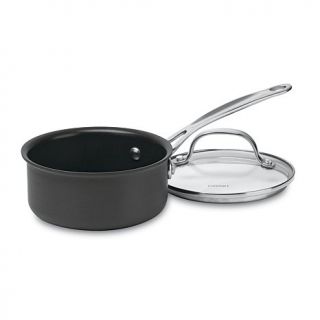 Cuisinart Chef's Classic Nonstick 1 Quart Hard Anodized Saucepan with Cover
