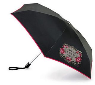 life is a bed of roses umbrella  by olivia sticks with layla