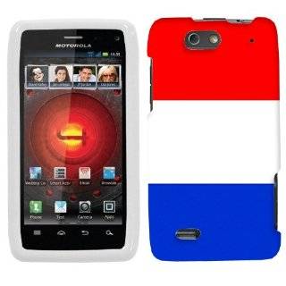  Motorola Droid 4 France Flag Hard Case Phone Cover Cell Phones & Accessories
