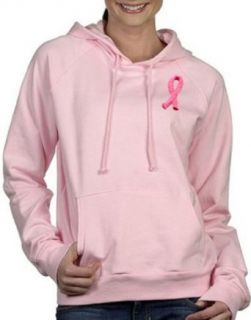 Breast Cancer Awareness Ribbon Ladies Hoody Sweatshirt   Pink Clothing