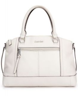 Calvin Klein Byron Bay Pebble Leather Satchel   Handbags & Accessories