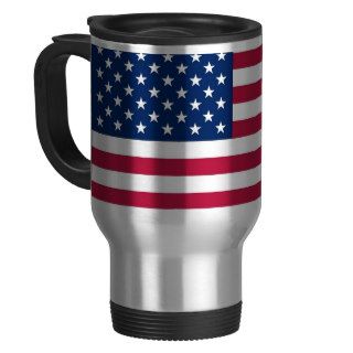 Travel Mug with Flag of the USA