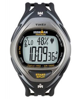 Timex Watch, Mens Race Trainer Black Resin Strap T5K446F5   Watches   Jewelry & Watches