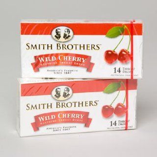 Smith Brothers Wild Cherry Cough Drops Case Pack 140   486103  