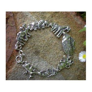 NOAHS ARK Sterling Silver Animal Bracelet New Link Bracelets Jewelry