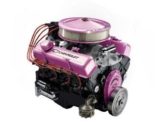 Proform 141 775 Pink Engine Dress Up Kit, Small Block Chevy, Stamped Steel Automotive