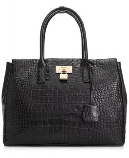 DKNY Gramercy Shiny Croco Work Shopper   Handbags & Accessories