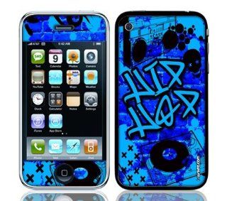 I Wrapz Blue Hip Hop phone case skin sticker for Apple iphone 2g 3g 3gs + free mirror screen protector  