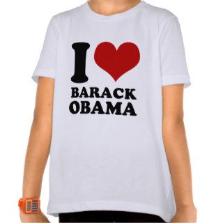 I love Barack Obama Kids t shirt