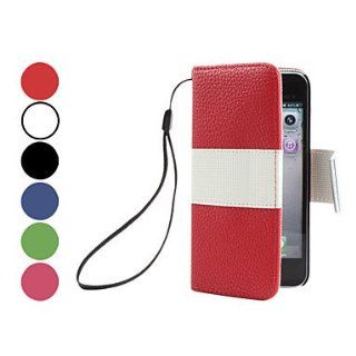 Magnetic Buckle PU Leather Case with Card Slot for iPhone 5/5S (Assorted Colors) ( Color  Rose )  Cell Phone Carrying Cases  Sports & Outdoors