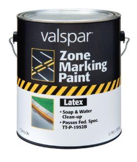 Valspar 24 137G Blue Latex Zone Marking Paint   1 Gallon Automotive