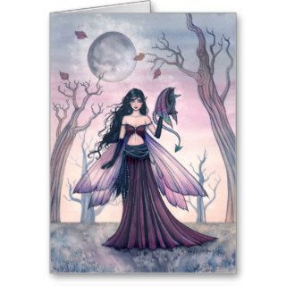 LIttle Beast Fairy Dragon Card by Molly Harrison