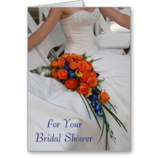 Custom Text Wedding Shower Gift Card