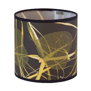 gold leaves lampshade by judy holme