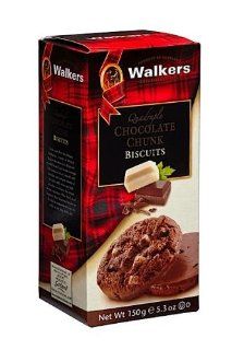 Walkers'Quadruple Chocolate Chunk Cookies 5.3 oz(Pack of 12)  Shortbread  Grocery & Gourmet Food