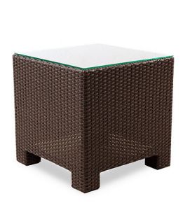 Antigua Wicker Outdoor End Table   Furniture