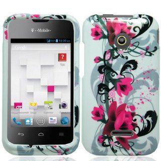 Spring Lotus Hard Case Cell Phone Cover for Huawei Prism II + Keychain Tool Cell Phones & Accessories