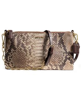 COACH MADISON KYLIE CROSSBODY IN PYTHON EMBOSSED LEATHER   COACH   Handbags & Accessories
